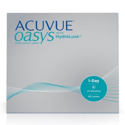 Acuvue OASYS HydraLuxe 1 Day 隱形眼鏡 (90片裝)